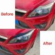 thumbnail image 3 of Headlight Eyebrows Trim Cover for Ford Focus MK2 C307 2008-2011,A, 3 of 5