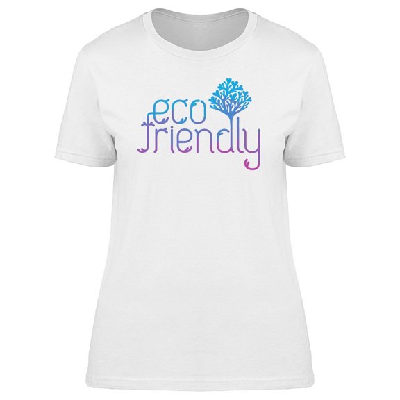 Eco Friendly Purple Gradient Tee Women's -Image by Shutterstock