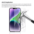 thumbnail image 3 of [3-Pack] Qixxronics Tempered Glass Screen Protector for iPhone 14 Plus Case-Friendly HD Clear Glass Film Protector Cover for iPhone, 3 of 4
