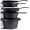 Bronze, variant on Cuisinel 5-Tier Pan Rack Silicone Coated Cookware Organizer for Cast Iron Skillets & Pots, 12.2" Black