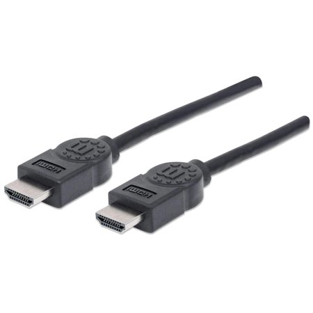 UPC: 0766623306119 | Manhattan High Speed 4K HDMI Cable – HDMI Male to Male  Shielded  Black  6 ft.