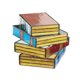 thumbnail image 1 of Lámparas de libros apiladas Hermosa decoración con pilas para oficina en casa, 1 of 8