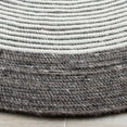 thumbnail image 3 of SAFAVIEH Braided Lars Geometric Reversible Area Rug, Charcoal/Ivory, 5' x 7' Oval, 3 of 10