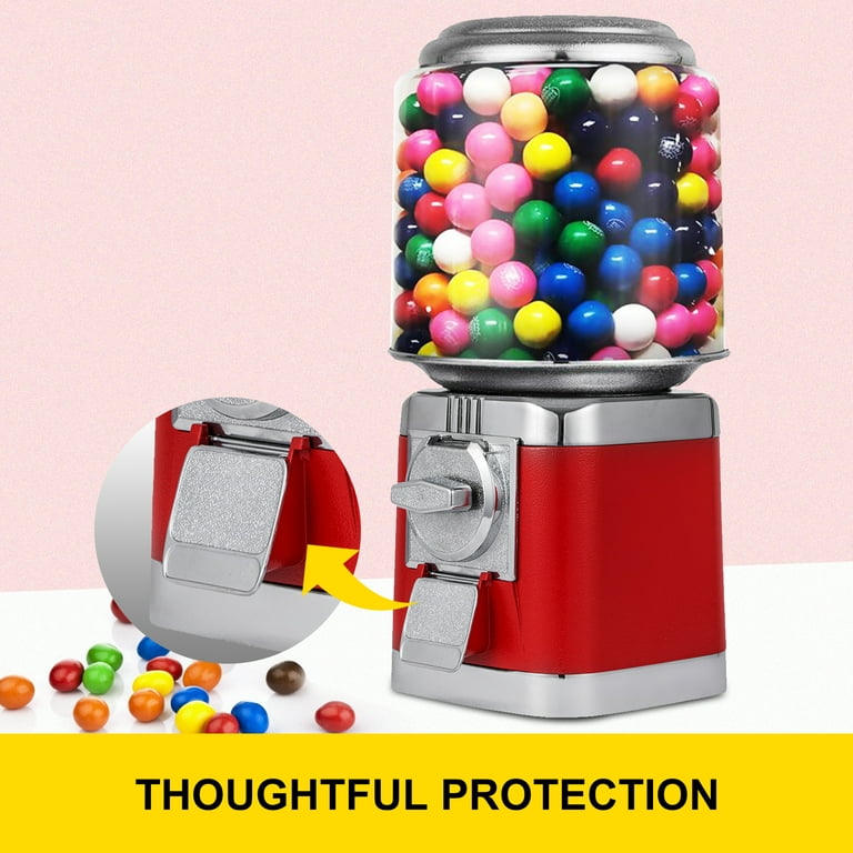 Commercial Bulk Gumball Vending Nut Candy Vending Machine Treat Dispenser  w/Keys