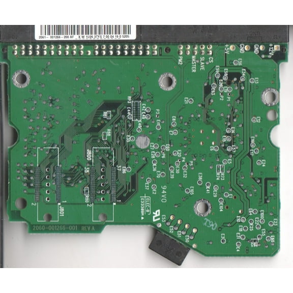 WD2000BB-22GUA0, 2061-001266-200 AF, WD IDE 3.5 PCB