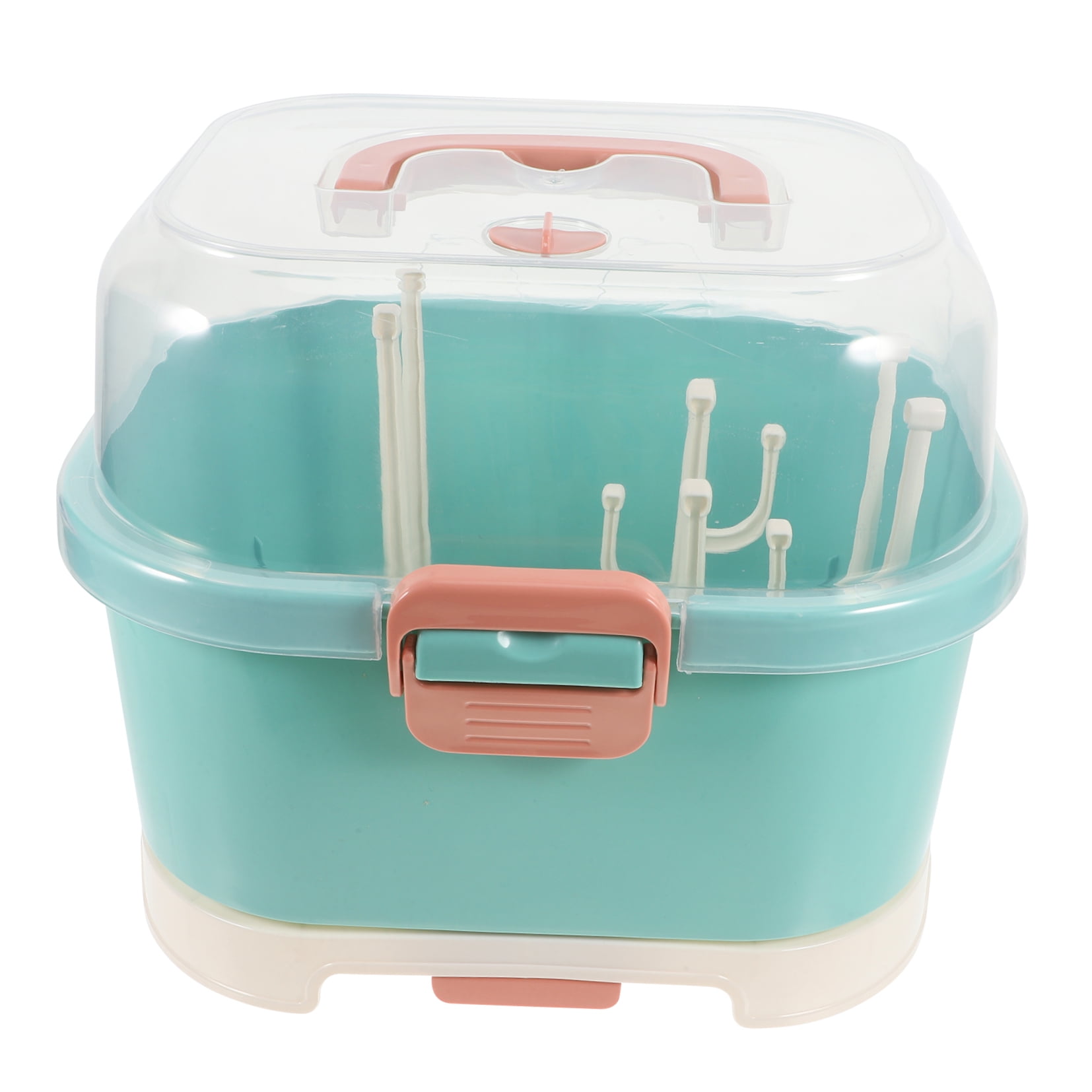 WASHWEPE PP Material Baby Bottle Drying Rack for Family Trips 1Set
