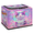 Multicolor 2, variant on CURLYOOT Chick Easter Storage Bin with Zipper Lid, Egg Pink Fabric Storage Basket with Handles, Decorative Foldable Storages Box Clothes Organizer for Closet, Shelf
