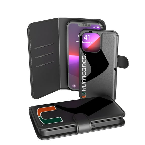 Miami Hurricanes iPhone Wallet Case