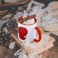 thumbnail image 5 of 3dRose, Dooni Designs Silly Red Devil Cartoon Monster Character, 11oz Two-Tone Red Mug, 5 of 7