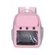 thumbnail image 2 of Billuyoard Mochila duradera para gatos, portador de felino S, compañero de viaje, ventana transparente, mochila de senderismo para mascotas Suministros para gatos Rosa, 2 of 6