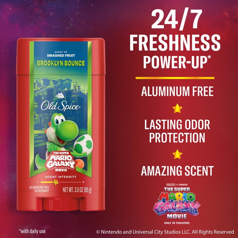 Old Spice Men's Deodorant Aluminum Free, Brooklyn Bounce, Scent of
