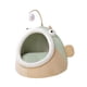 thumbnail image 4 of Cama para gatos, nido semicerrado, caseta extraíble y calmante, casa para gatos, cueva, cama para gatos, gatitos, mascotas pequeñas, gatos, perros , Verde, 4 of 8