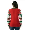 thumbnail image 3 of #followme Womens Ugly Christmas Sweater - Sweaters for Women (Red - Christmas Tree, Medium), 3 of 3