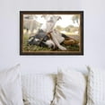 thumbnail image 4 of 27x40 Rustic Brown with Gold Real Wood Movie Poster Frame Width 1.25 inches | Interior Frame Depth, 4 of 8