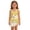 ZA Yellow, variant on Outfits for Girls Girls Summer Beach Two Piece Playsuit Solid Crew Neck Sleeveless Print Top with Shorts Casual Outfit Vacation Yellow 9 Years-10 Years
