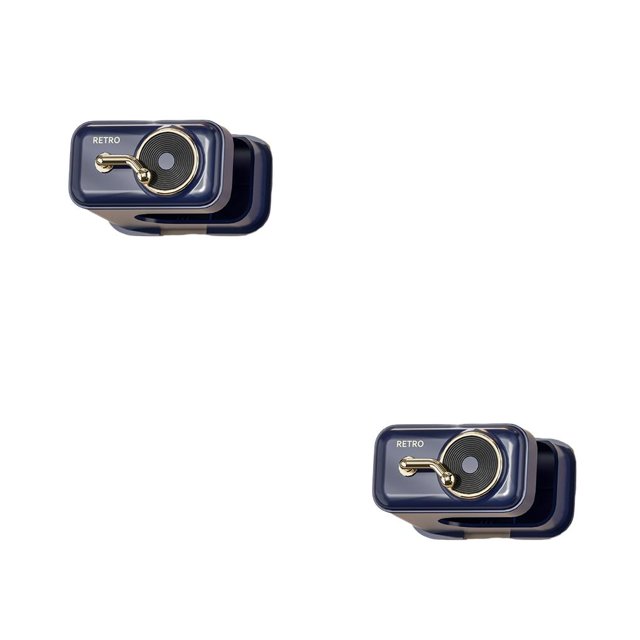 Ounissouiy Soporte de almacenamiento de escoba multiusos Estante montado en la pared resistente sin perforaciones Organizador de trapeador impermeable azul 2piezas Ounissouiy CBP189410