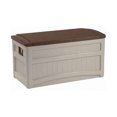 thumbnail image 1 of Suncast 73 Gallons Coffre de Rangement Extérieur en Résine pour Patio avec Roues, Taupe, Taupe, 1 of 3