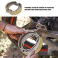 thumbnail image 3 of ETHZZLE 2Pcs Motorcycle Rear Brake Pads Metal Brake Shoes for Consistent Braking and Longevity, 3 of 7