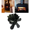 thumbnail image 4 of Ventidor de estufa de 5 con energía térmica Quemador de leña de leña Ventidor silencioso ecológico Ventidor de chimenea Distribución efici Estilo 1 Macarena Ventilador de estufa alimentado por calor, 4 of 8