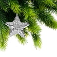 thumbnail image 2 of Disco Hanging Star Ornament (Silver) - Set of 6, 2 of 4