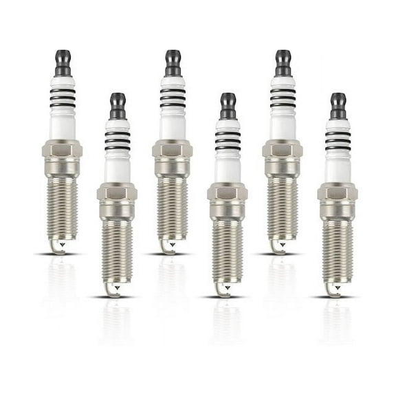 Spark Plug Set 6 - Compatible with 2010 - 2016 Lincoln MKS 3.5L V6 2011 2012 2013 2014 2015
