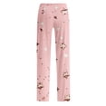 thumbnail image 5 of Pajama Bottoms for Women Star Graphic Print Pjs Comfy Drawstring Sleepwear Long Pajamas Pants, 5 of 6