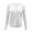 White, variant on Jiyugala Cardigan for Women Ladies Button Round Neck Long Sleeve Soft Knitted Cardigan Sweater Cardigan Sweaters for Women