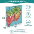 thumbnail image 5 of Summer Strawberries 3 Ring Binders 1.5 inch Hardcover File Folders with Interior Pockets A4 Size Organizer for School Office Hospital, 5 of 8