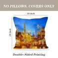 thumbnail image 4 of LALILO Throw Pillow Covers Traditional Christmas Vienna Winter Cushion Cover 18" x 18", 2 Pack, 4 of 6