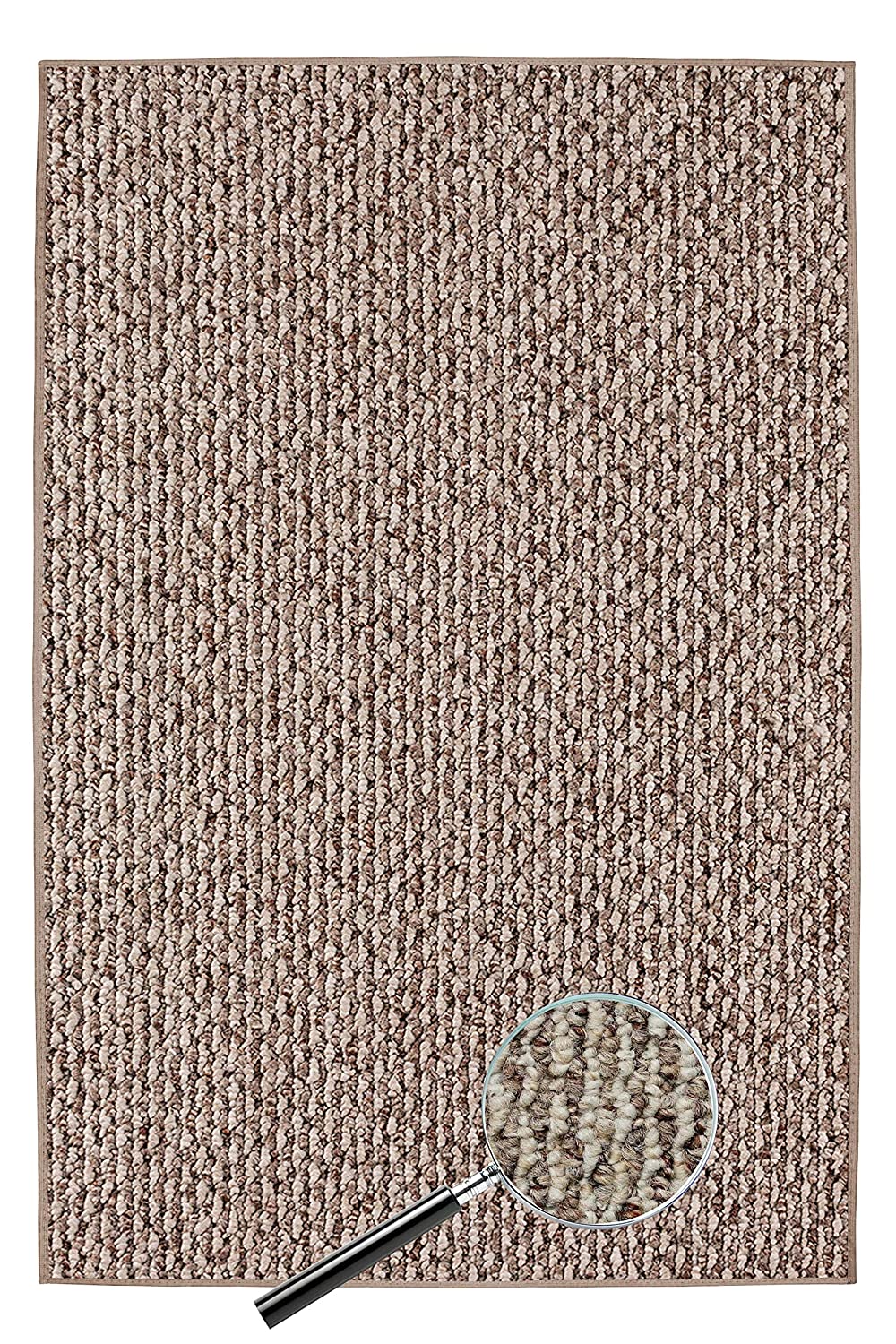 4' x 6' Berber Style 100 BCF Olefin Area Rug (Color Treehouse