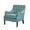 Teal, variant on Gracie Mills Gibson Classic Comfort Button Tufted Accent Chair - GRACE-3381