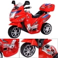 thumbnail image 1 of Patiojoy 6V Electric Toy Motorcycle Kids Ride On Car Battery Powered 3 Wheel Bicycle Red, 1 of 6