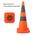 thumbnail image 3 of Conos de tráfico plegables, 2 paquetes de 70 cm de altura múltiples conos de Carretera de Carretera mejorado reflectante para la entrada de la entrada para impulsar el, 3 of 7