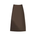 thumbnail image 2 of Ashirexll Midi Skirts for Women Fashion Elegant Solid Color Casual Commute Temperament Suit Skirt, 2 of 4