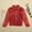 Red, variant on Kids Girls Sparkly Sequins Dance Top Boys Long Sleeve Button Down Shirt for Performance (White 5-6 Years)