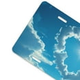 thumbnail image 2 of Kdxio Heart Shaped Cloud License Plate Car Front License Plate Car Decoration Car Accessories Front Tag Plate Standard Size, 2 of 8
