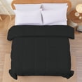thumbnail image 3 of Modern Threads Reversible Anthracite & Silver All-Season Down Alternative Adult Bed Comforter, Queen, 3 of 13