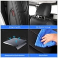 thumbnail image 4 of Coverdream Gladiator Car Seat Covers Full Set for 2020-2026 Jeep Gladiator,Rear w/No Armrest Truck Seat Cushion,Manual Seats only - Leatherette (Black&Diamond ), 4 of 9