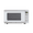 White Stainless Steel, variant on Hamilton Beach 0.9 Cu ft Countertop Microwave Oven, 900 Watts, Stainless Steel, New
