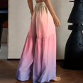 thumbnail image 6 of Wide Leg Pants Woman Flowy Palazzo Elastic Waist Trousers with Pockets Casual LoungeWide Leg Pants Woman Flowy Palazzo Drawstring Elastic Waist Trousers with Pockets Casual Lounge, 6 of 6