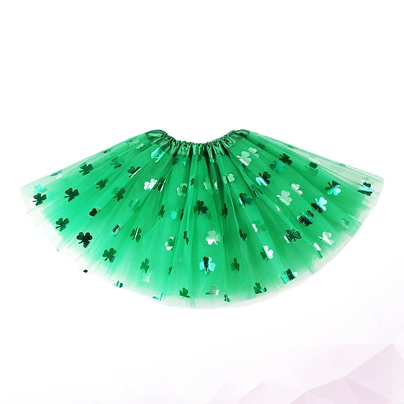 DRAFIDEEP St. Patrick's Day Princess Tutu Dress Soft Costume Skirt for Girls and Kids