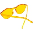 thumbnail image 3 of FEISEDY Stylish Round Transparent Lens Rimless Frame Sunglasses B1895, 3 of 15