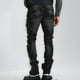 thumbnail image 4 of Pantalones largos para hombre, moda, con cremallera, botones, lisos, informales, con bolsillos, deportivos, de poliéster, 4 of 9