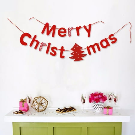 merry christmas bunting banner