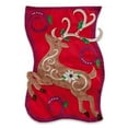 thumbnail image 2 of Traditional Reindeer Applique House Flag, 2 of 2
