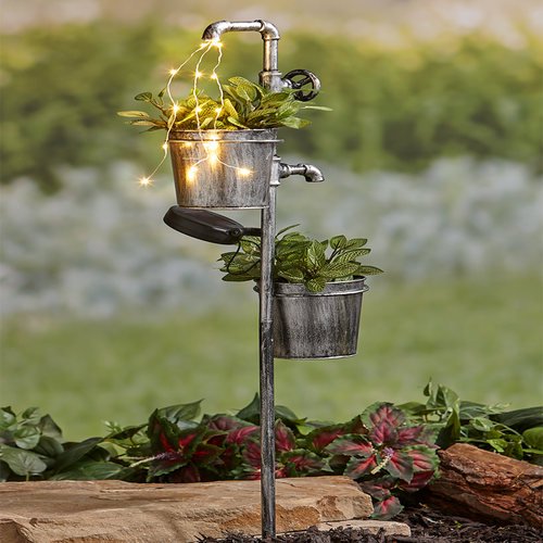 Solar Faucet Water Light CollectionDouble Planter