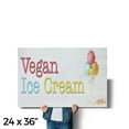 thumbnail image 4 of Vegan Ice Cream Vinyl Decal 24 Inch x 36 Inch Weatherproof Heavy-Duty Adhesive Backing | Dairy-Free Desserts, Healthy Living, Professional Promotions | Made in USA, 4 of 6