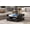 Black + MDF, variant on VIBE HAUS LED Coffee Table with Storage, Modern Center Table with 2 Drawers and Display Shelves, Accent Furniture with LED Lights for Living Room,Black