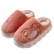 thumbnail image 1 of Pantuflas de felpa con espuma viscoelástica para mujer, lindas pantuflas de felpa para todas las estaciones, antideslizantes para el hogar, 24,5 cm, 1 of 4