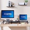 thumbnail image 3 of FITUEYES Support Double Moniteur avec Emplacement pour Téléphone et Tiroir de Rangement, Longueur et Angle Réglables pour 2 Écrans DT115903MB, 3 of 7